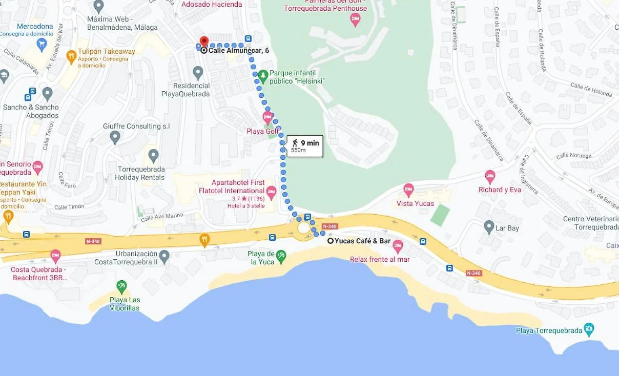 Yucas Playa B&B Benalmadena
